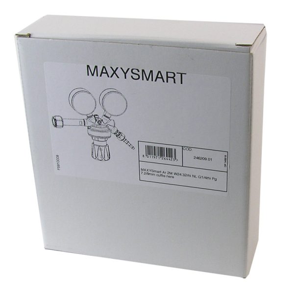 Reduceerventiel Argon/menggas 0-32 ltr/min 300bar Oxyturbo Maxy Smart verpakking