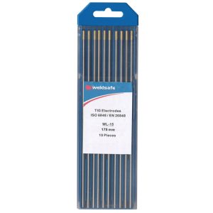 Wolfraam elektroden Weldsafe WL15 goud 3,2mm doosje 10 stuks-0