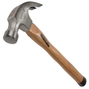 Bahco hamer, model klauwhamer met hickory houten steel 570gr