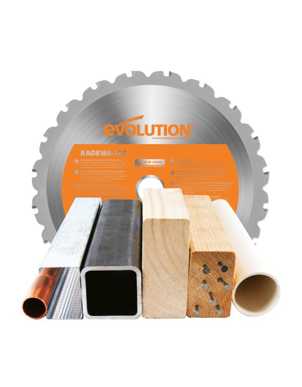 Evolution Rage R185CCS cirkelzaag 185mm metaal/alu/hout | R185CCS - Afbeelding 2