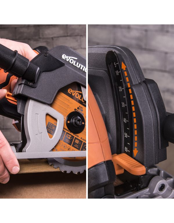 Evolution Rage R185CCS cirkelzaag 185mm metaal/alu/hout | R185CCS - Afbeelding 7