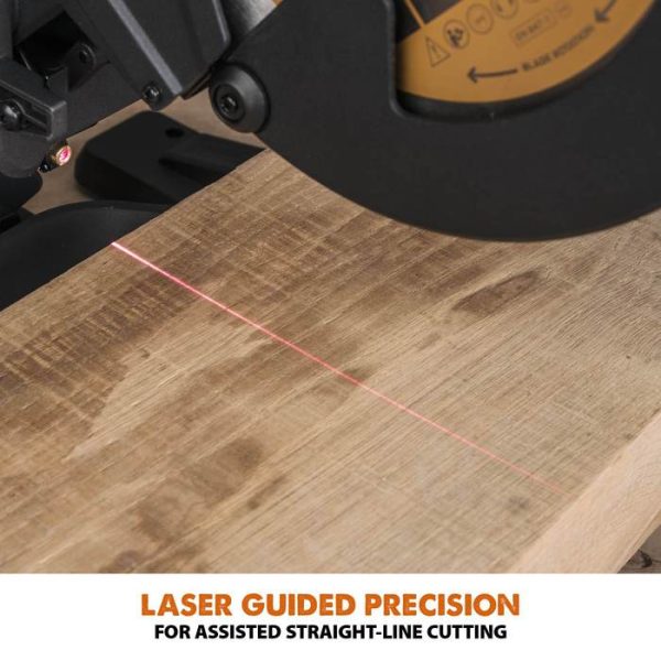 Evolution R255SMS+ glijdende verstek/afkortzaag metaal/alu/hout 255mm - Afbeelding 4