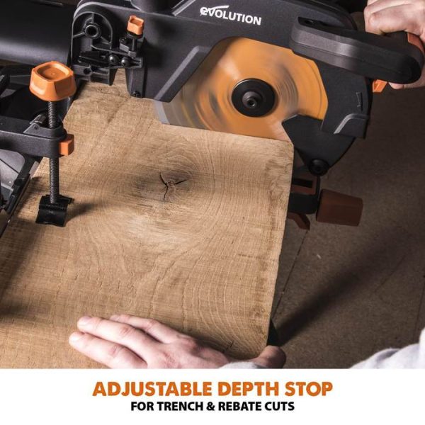 Evolution R255SMS+ glijdende verstek/afkortzaag metaal/alu/hout 255mm - Afbeelding 10