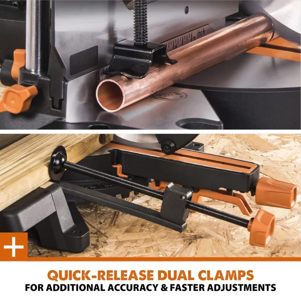 Evolution R255SMS-DB+ 255mm verstek/afkortzaag metaal/alu/hout | R255SMS-DB+ - Afbeelding 3