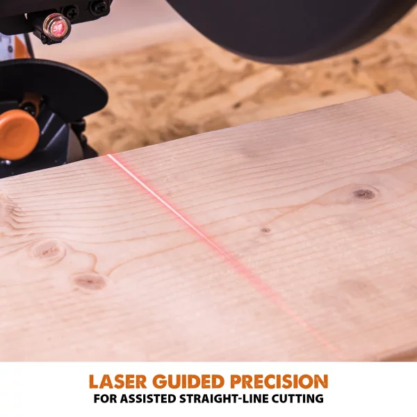 Evolution R255SMS-DB+ 255mm verstek/afkortzaag metaal/alu/hout | R255SMS-DB+ - Afbeelding 5