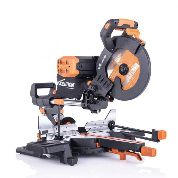 Evolution R255SMS-DB+ 255mm verstek/afkortzaag metaal/alu/hout | R255SMS-DB+