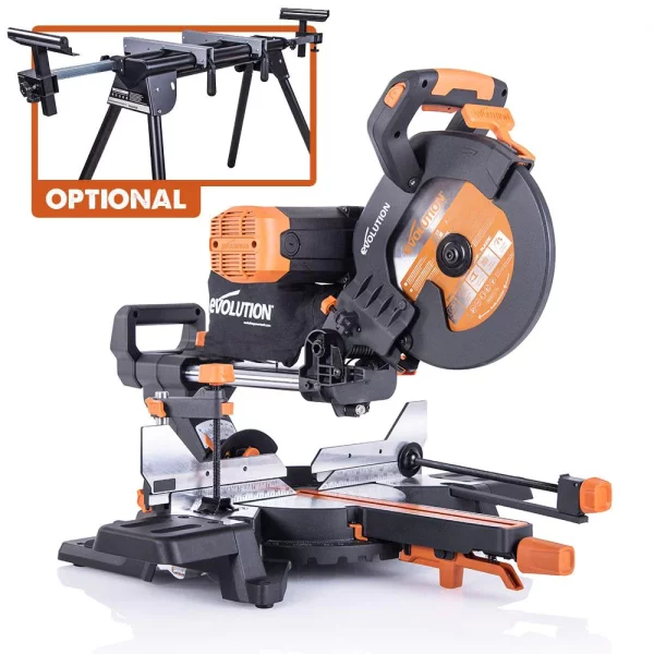 Evolution R255SMS-DB+ 255mm verstek/afkortzaag metaal/alu/hout | R255SMS-DB+ - Afbeelding 17