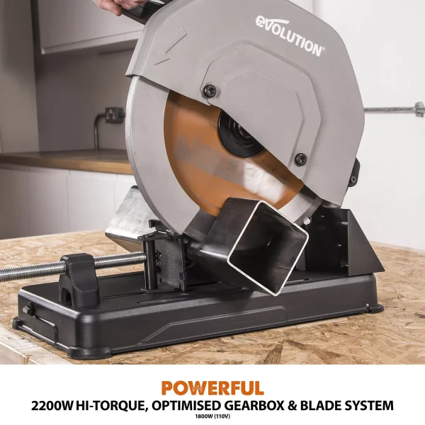 Evolution R355CPS 355mm afkortzaag metaal/alu/hout - Afbeelding 8