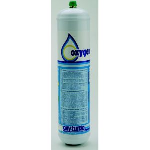 Gasfles zuurstof 1 liter 110 bar M12x1RH-943