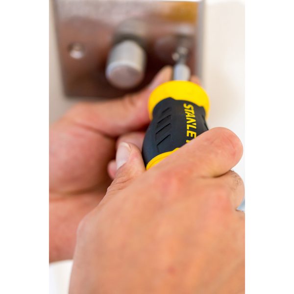 Schroevendraaier Stanley multibit stubby met ratel | 0-66-358 - Afbeelding 5