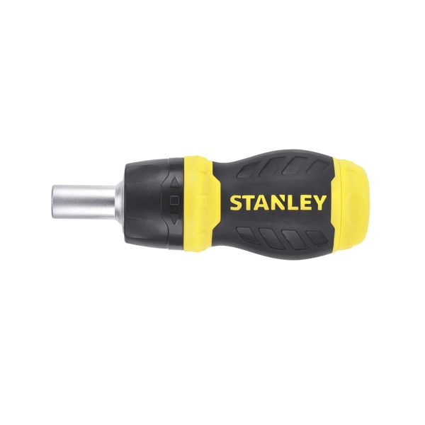 Schroevendraaier Stanley multibit stubby met ratel | 0-66-358 - Afbeelding 2