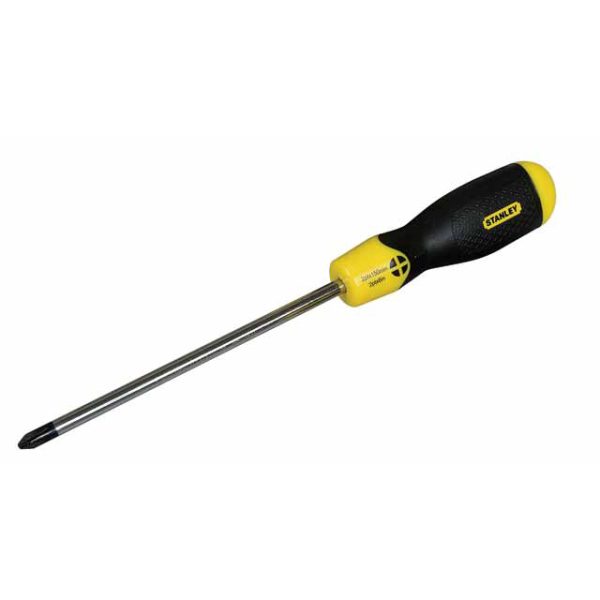 Schroevendraaier Stanley Cushiongrip Pozidriv 0pt x 60mm | 0-64-952-0