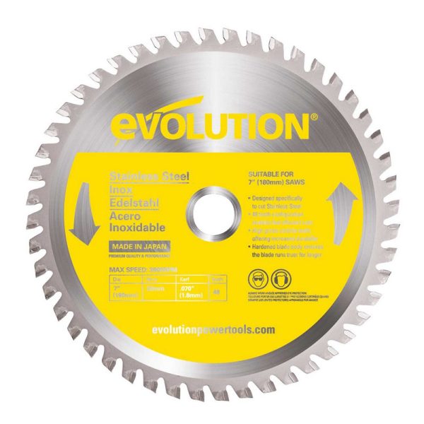 Evolution 180mm RVS zaagblad