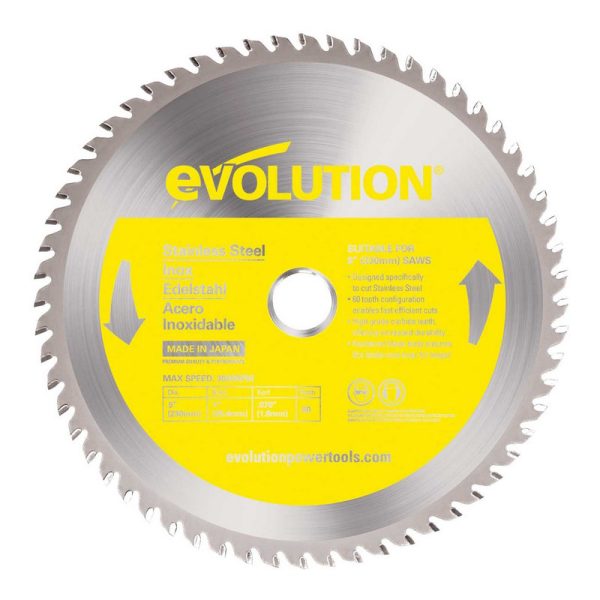 Evolution 230mm RVS zaagblad