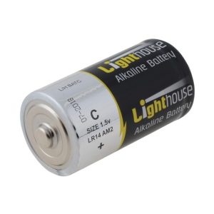 Batterijen alkaline Lighthouse C LR14 2 stuks-0