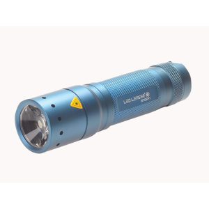 Politiezaklamp Led Lenser LED Focus titanium blauw cadeauverpakking-0