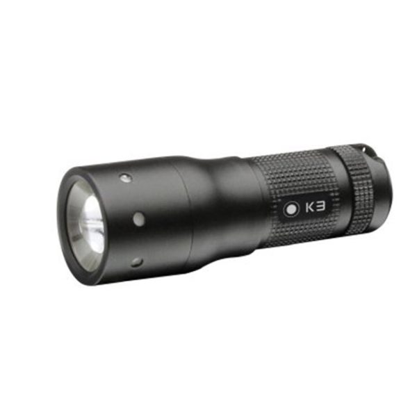 Mini zaklamp Led Lenser K3 zwart cadeauverpakking-0