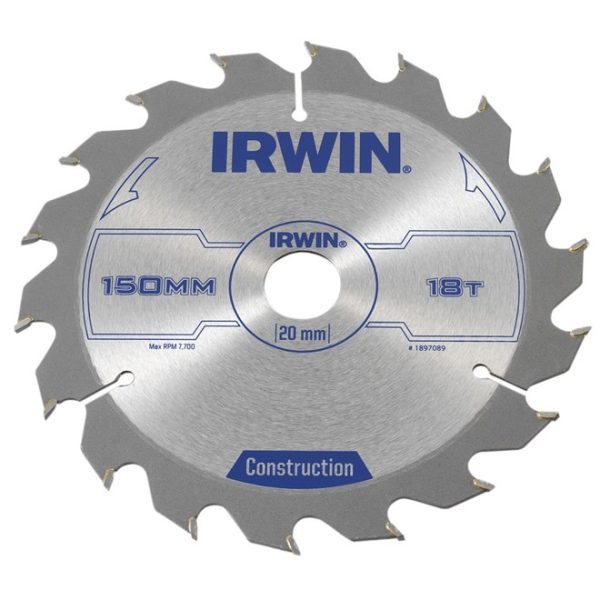 Zaagblad Irwin 150 x 20mm x 18T ATB-0