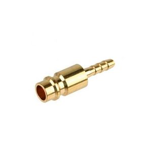 Insteeknippel Argon/menggas male x 4 mm slangpilaar