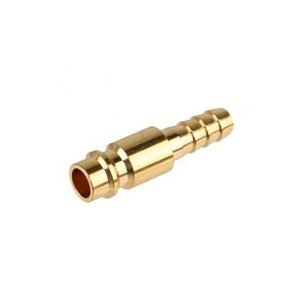 Insteeknippel Argon/menggas male x 6 mm slangpilaar