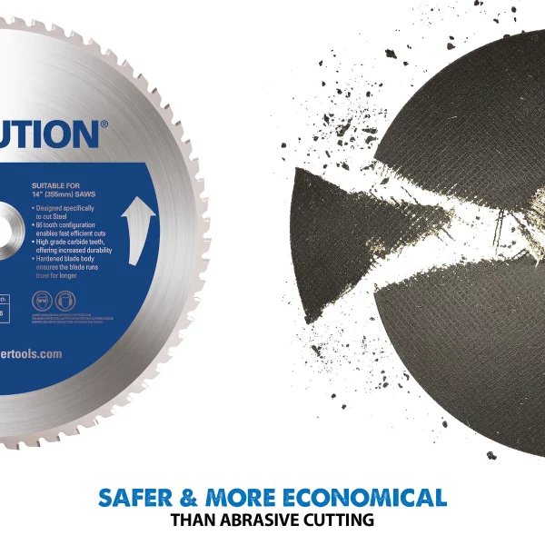 Evolution S355CPS 355mm afkortzaag voor metaal - Afbeelding 2