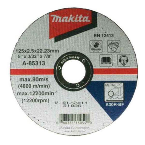Makita doorslijpschijf metaal 230x22,23x2,5mm | D-18334-0