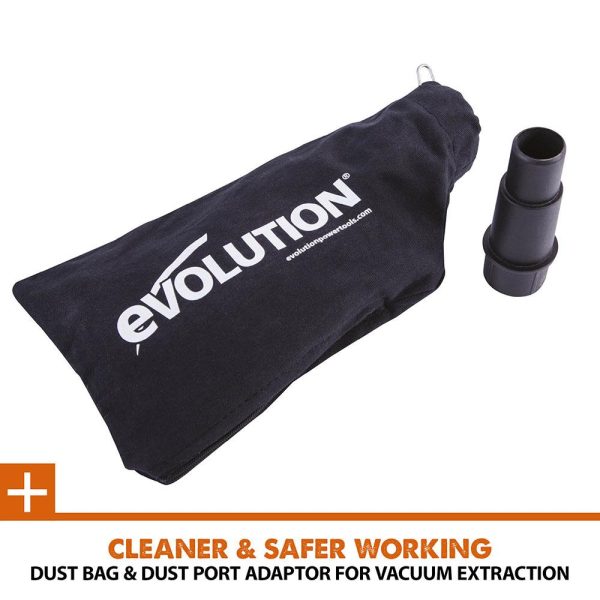 Evolution Rage R210SMS+ glijdende verstek/afkortzaag 210mm | R210SMS+ - Afbeelding 18