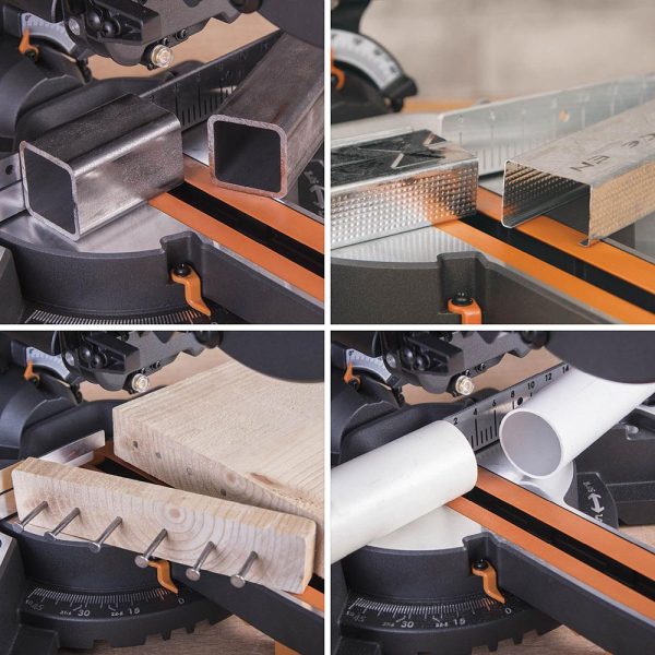 Evolution Rage R210SMS+ glijdende verstek/afkortzaag 210mm | R210SMS+ - Afbeelding 7