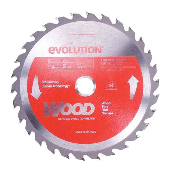 Evolution zaagblad 180mm voor hout | EVOBLADE180WD-0