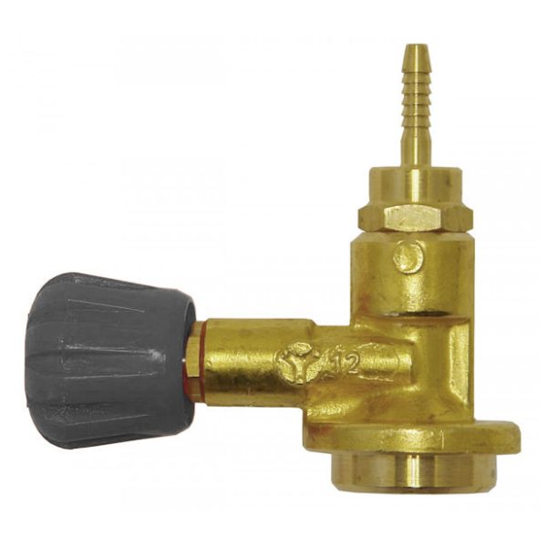 Aansluiting gasfles 7/16 x 4mm met terugslagklep - Afbeelding 2