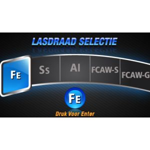 EVO MIG 200 Multi Synergic PFC LCD lasapparaat set met gasfles (MW82)-11312