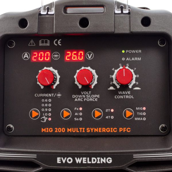 EVO MIG 200 Multi Synergic PFC lasapparaat (MW81)-11212