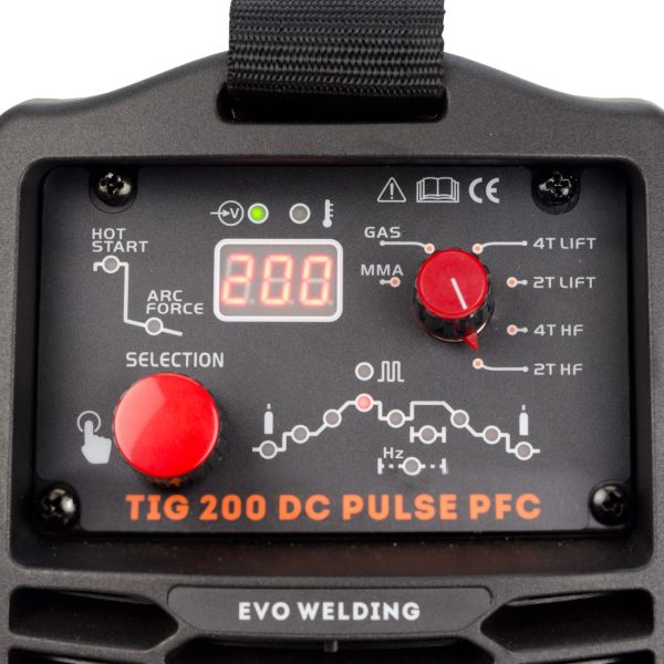 EVO TIG 200 Pulse DC PFC lasapparaat set met gasfles (TW82)-11195