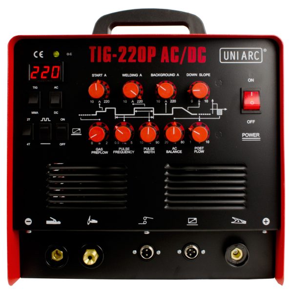 UNIARC TIG 220P Pulse AC-DC lasapparaat - Afbeelding 2