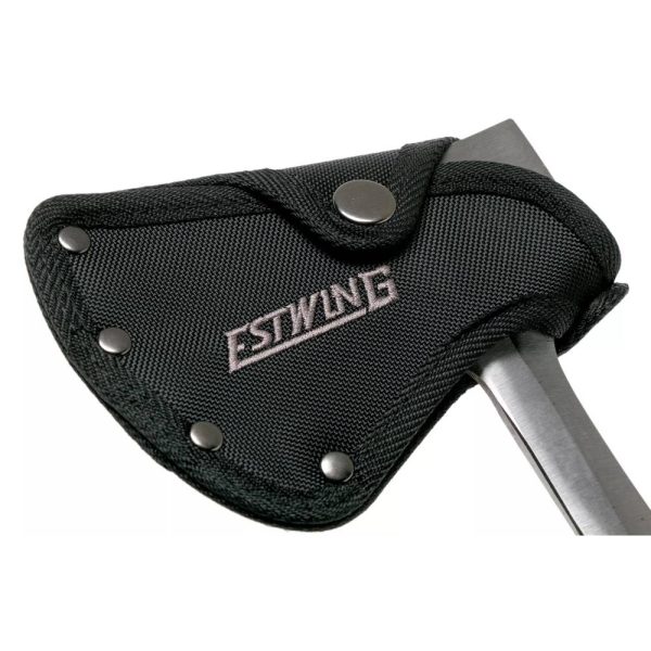 Handbijl Estwing E14A met leren handvat en hoes | Sportsmans Axe E14A