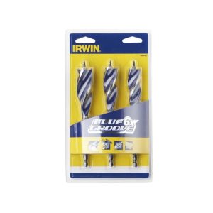 6x Blue Groove houtboren bitset bestaand uit 3 delen: 20, 22 & 25mm | IRWIN