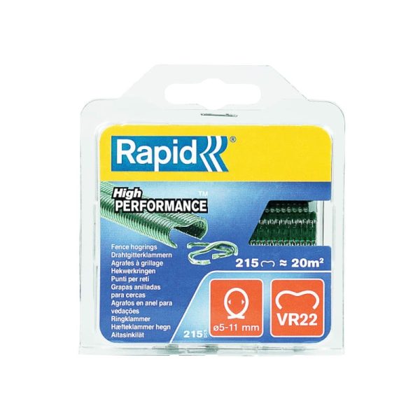 Hekwerk klemringen gegalvaniseerd Rapid VR22 215 stuks 40108801 - Afbeelding 3