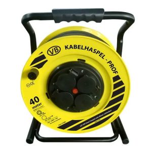 Kabelhaspel PROF 40 meter 3x2,5mm² niet meedraaiend