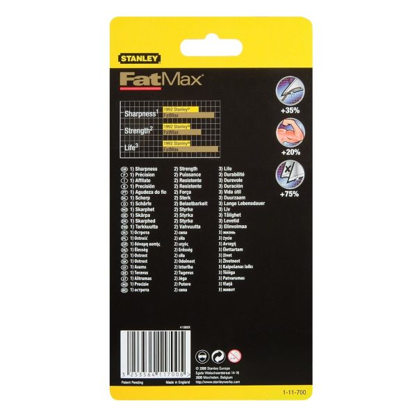 Stanleymesjes Fatmax reservemessen dispenser 100st | Stanley 1-11-700 - Afbeelding 3