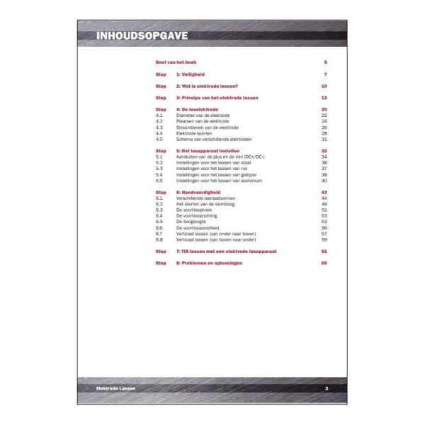 Instructieboek Stap voor Stap Elektrode Lassen | hardcover - Afbeelding 3