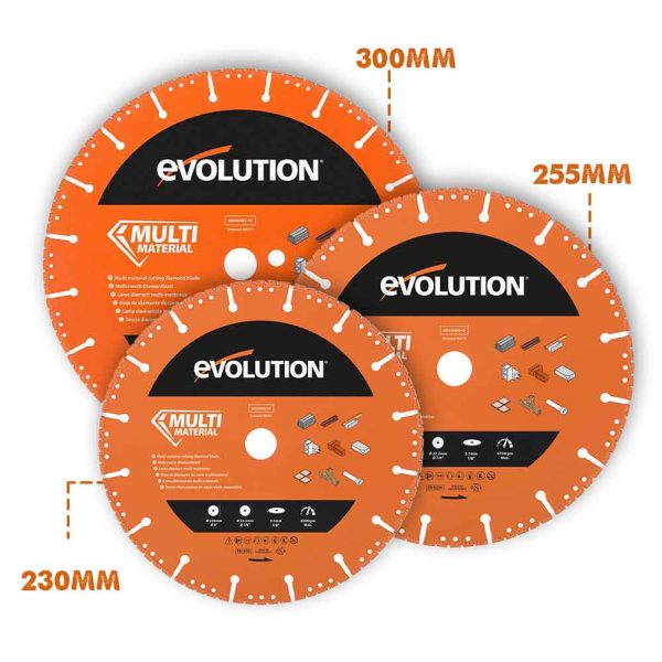 Evolution 300mm diamantblad Multi Material | MD300SEG-CS - Afbeelding 4