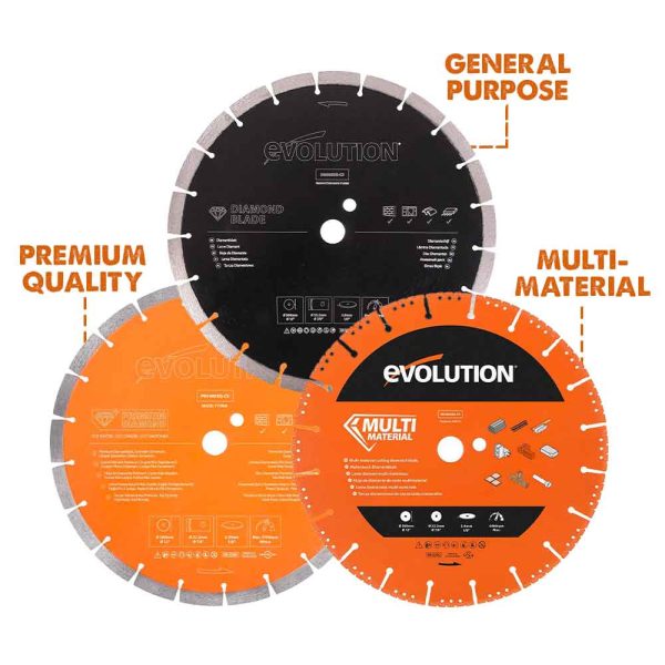 Evolution 300mm diamantblad Multi Material | MD300SEG-CS - Afbeelding 3
