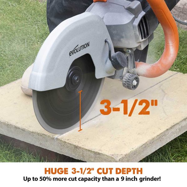 Evolution R230DCT betonzaag / bandenzaag 230mm | R230DCT - Afbeelding 8