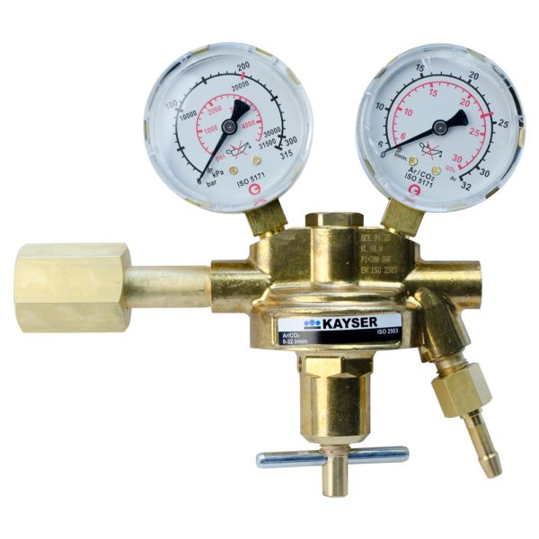 Reduceerventiel CO2 koolzuur Kayser 0-28 l/m