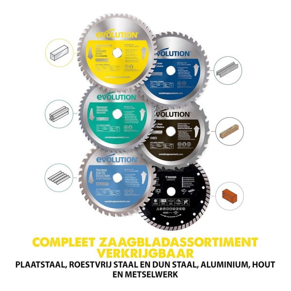 Zaagblad Evolution 210mm voor RVS | S210TCT-54CS - Afbeelding 3
