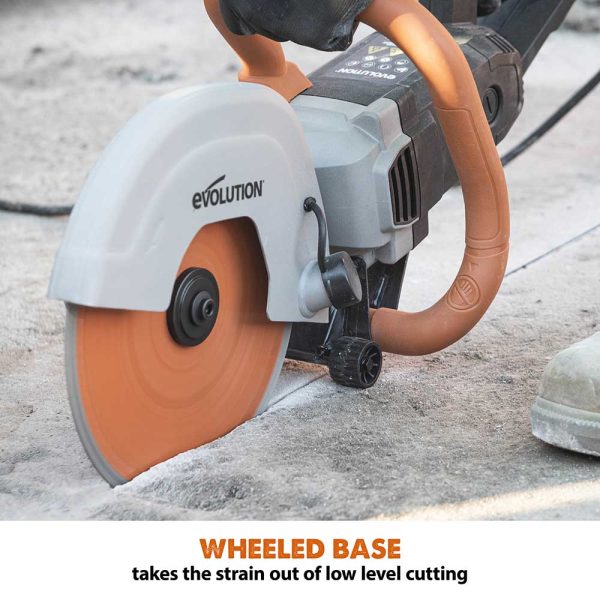 Evolution R255DCT betonzaag / bandenzaag 255mm | 010-0003 - Afbeelding 4