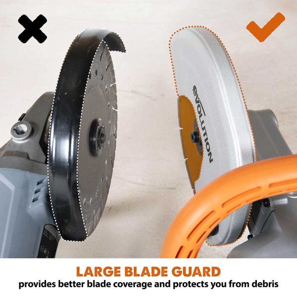 Evolution R255DCT betonzaag / bandenzaag 255mm | 010-0003 - Afbeelding 10