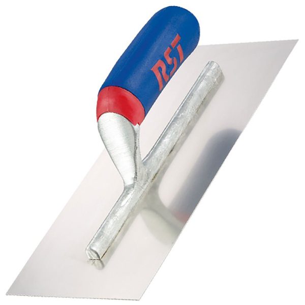 Pleisterspaan roestvrijstaal met softgrip handgreep 355 x 120mm | R.S.T. 14SSD - Afbeelding 2