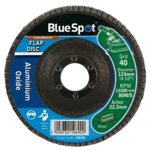 Lamellenschijf 115mm korrel 40 | BlueSpot Tools 19690