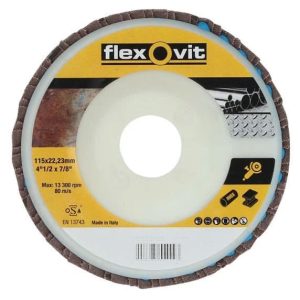 Alternative view of Lamellenschijf voor haakse slijper 115mm korrel 40 | Flexovit 63642527525